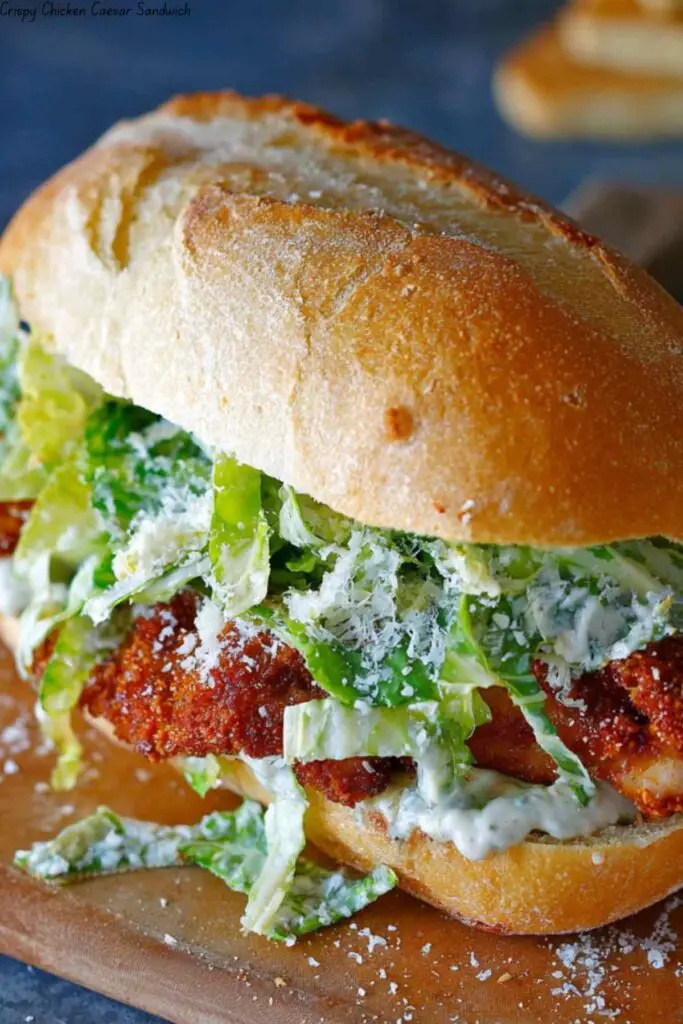 Crispy Chicken Caesar Sandwich 4 Crispy Chicken Caesar Sandwich