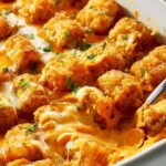 Buffalo Chicken Tater Tot Casserole 5 Buffalo Chicken Tater Tot Casserole
