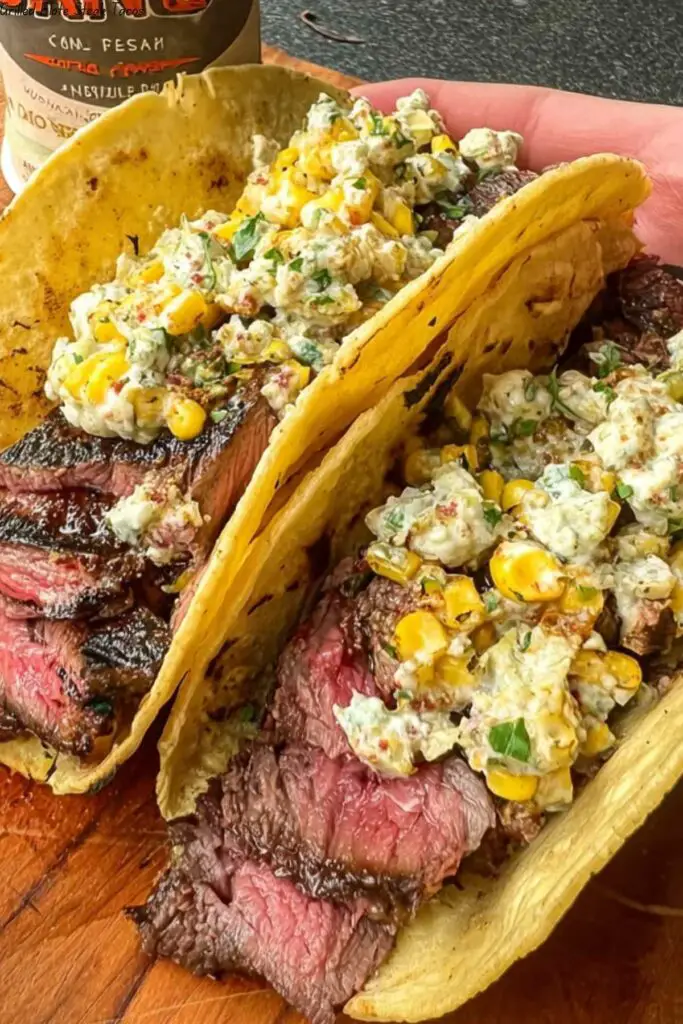 Grilled Elote Steak Tacos 4 Grilled Elote Steak Tacos