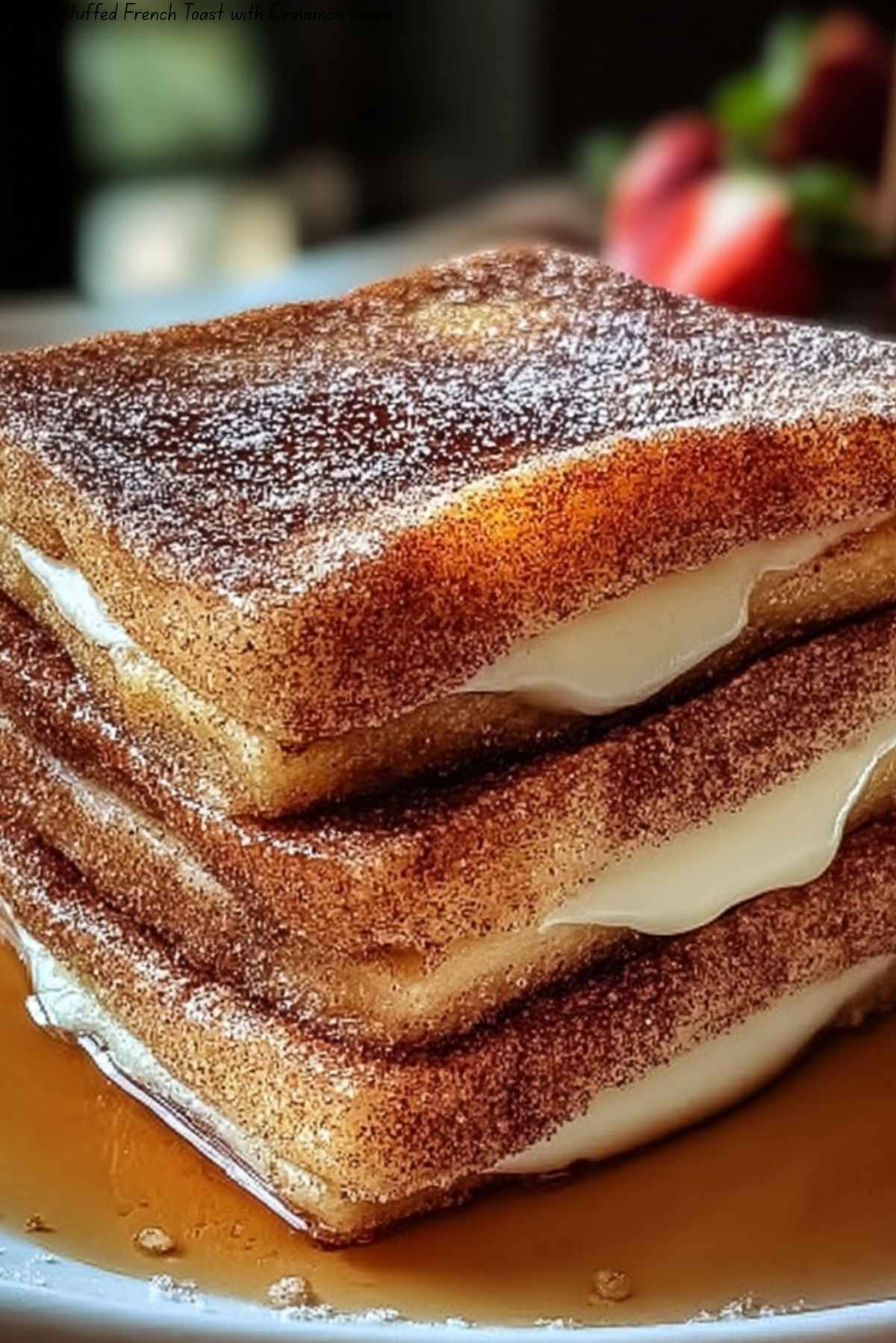 Churro Stuffed French Toast with Cinnamon Sugar