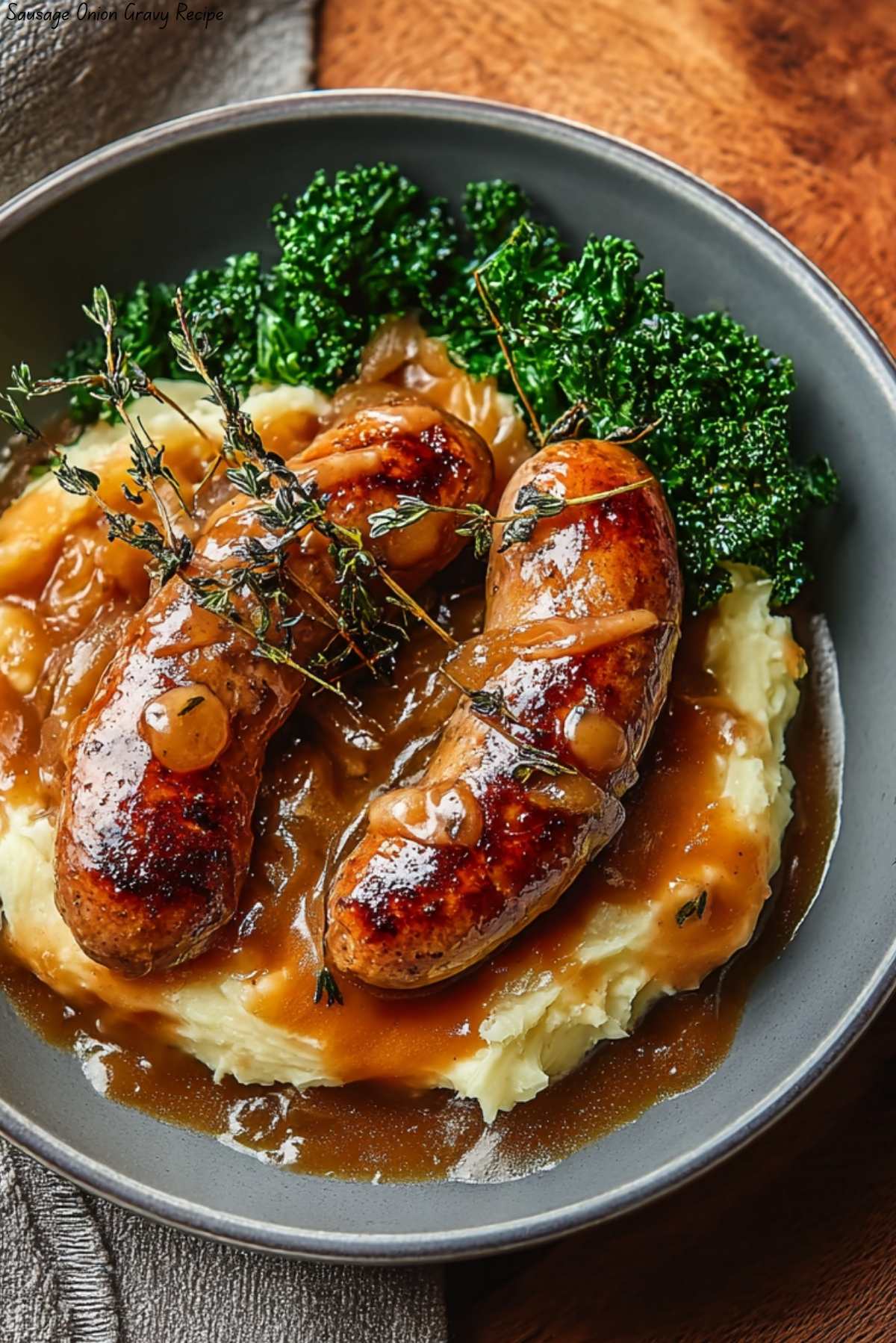 Sausage Onion Gravy Recipe
