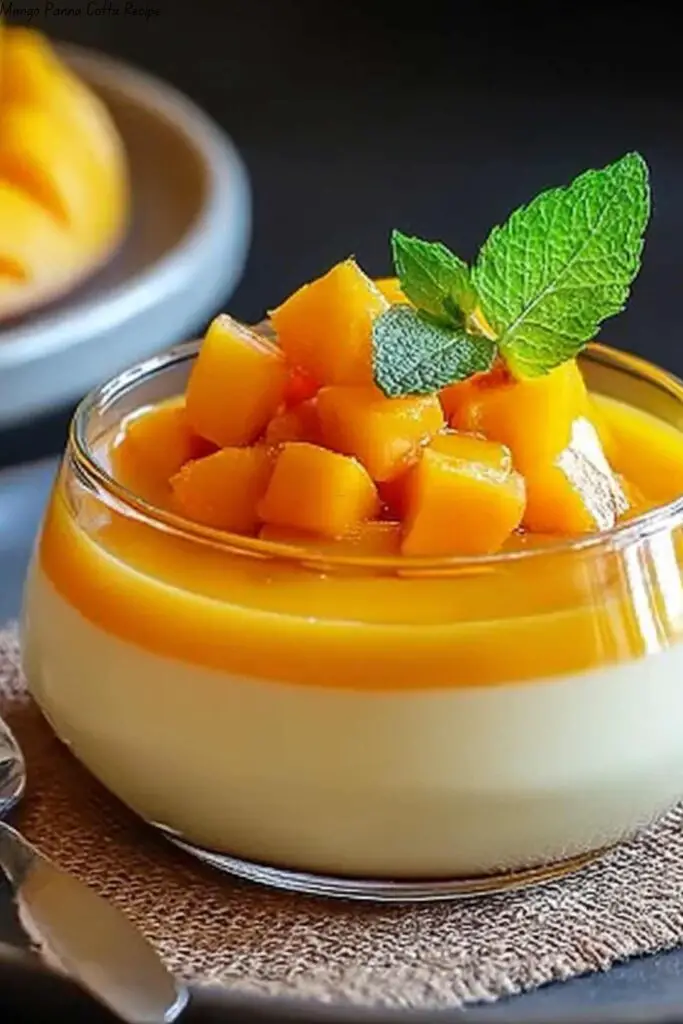 Mango Panna Cotta Recipe 4 Mango Panna Cotta Recipe