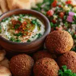 Middle Eastern Vegan Falafel Platter 5 Middle Eastern Vegan Falafel Platter
