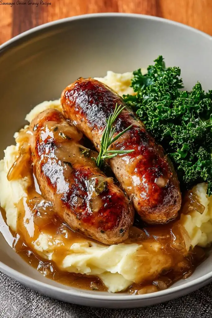 Sausage Onion Gravy Recipe