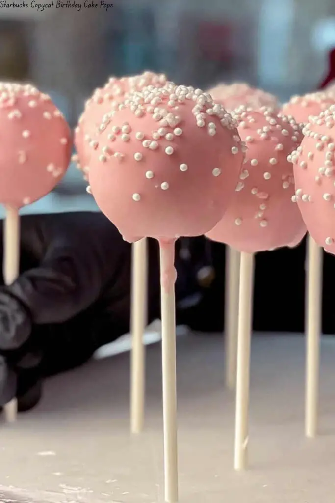 Starbucks Copycat Birthday Cake Pops
