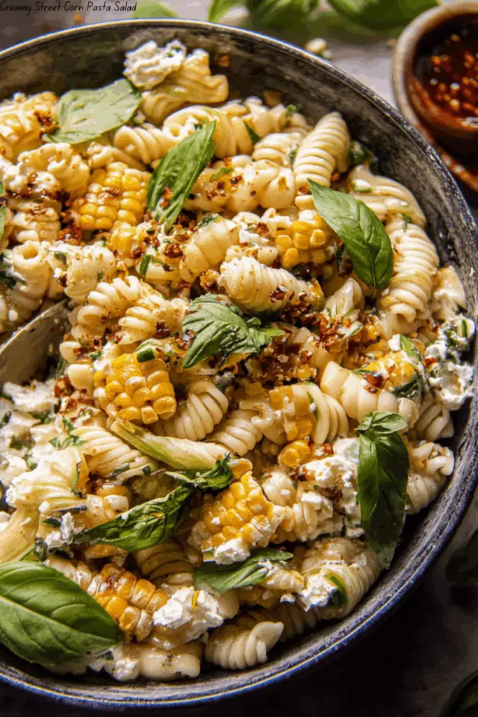 Creamy Street Corn Pasta Salad 4 Creamy Street Corn Pasta Salad