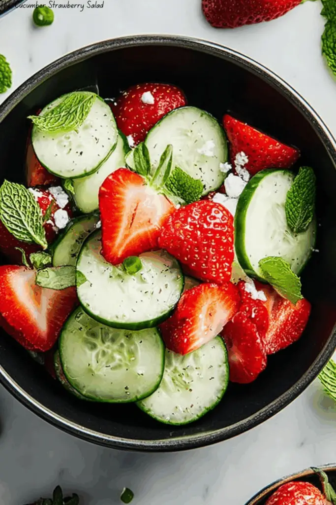 This Cucumber Strawberry Salad