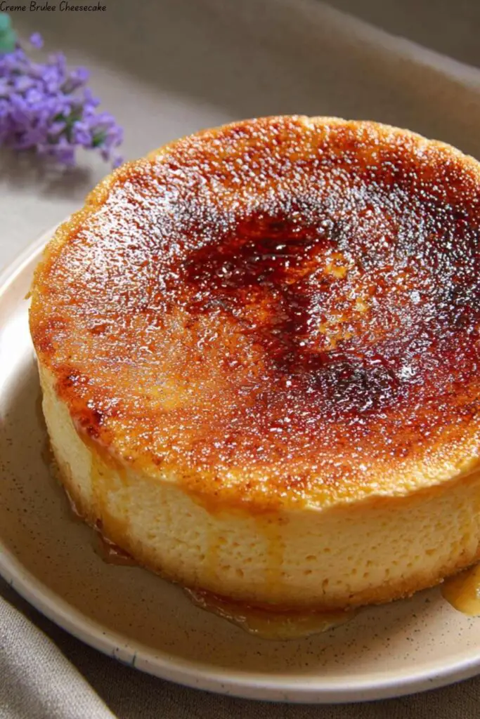 Crème Brûlée Cheesecake