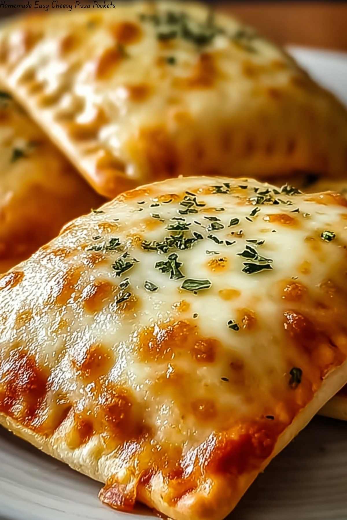 Homemade Easy Cheesy Pizza Pockets