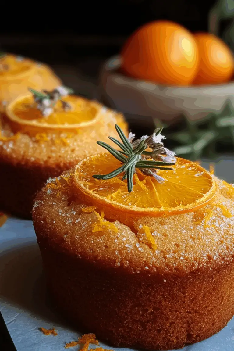 Orange Ginger Honey Cakes