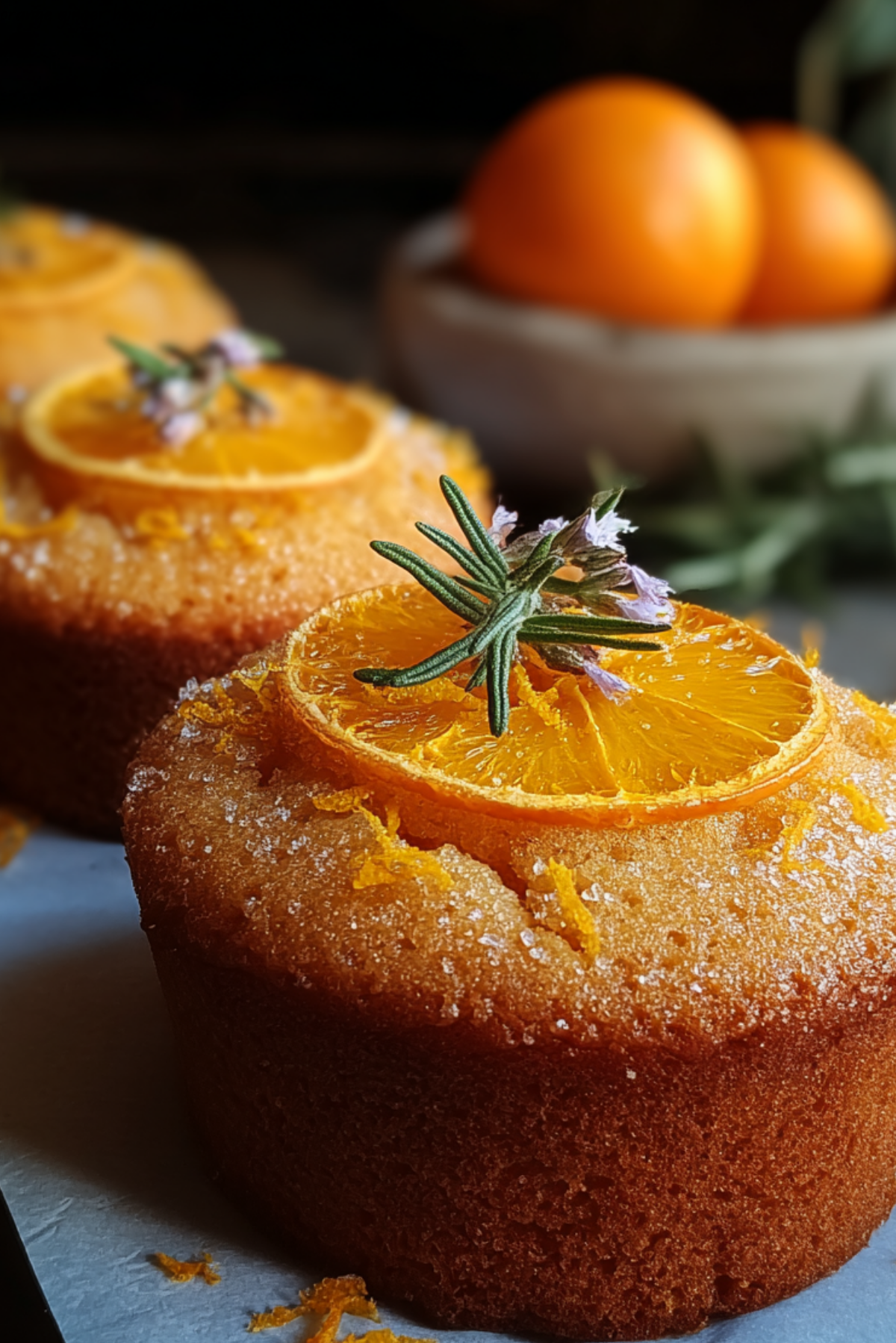 Orange Ginger Honey Cakes
