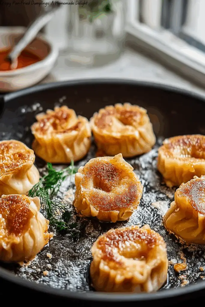 Crispy Pan-Fried Dumplings: A Homemade Delight