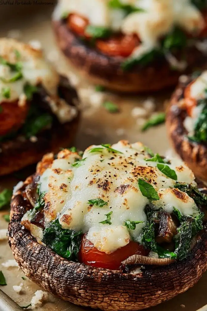 Stuffed Portobello Mushrooms 4 Stuffed Portobello Mushrooms