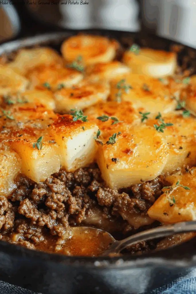 Hobo Casserole Rustic Ground Beef and Potato Bake 4 Hobo Casserole Rustic Ground Beef and Potato Bake