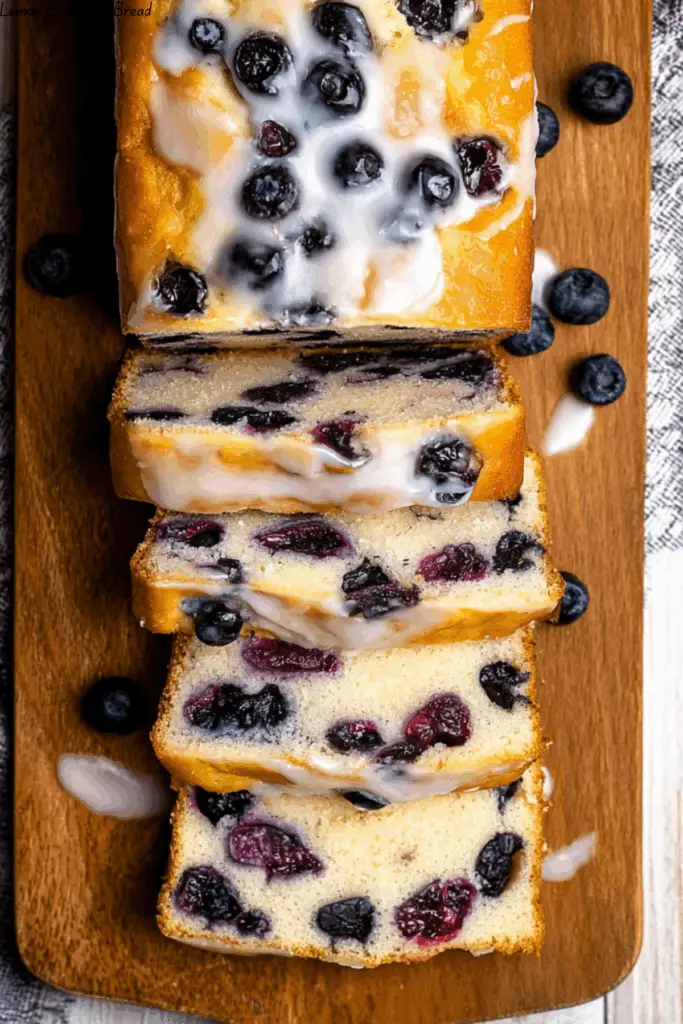 Lemon Blueberry Bread 4 Lemon Blueberry Bread