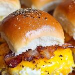 Crack Breakfast Sliders (Bacon Egg & Cheese) 5 Crack Breakfast Sliders (Bacon Egg & Cheese)