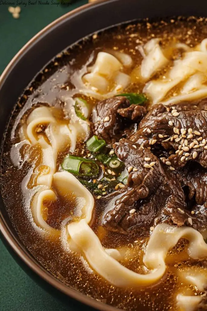 Delicious Satay Beef Noodle Soup Recipe 4 Delicious Satay Beef Noodle Soup Recipe