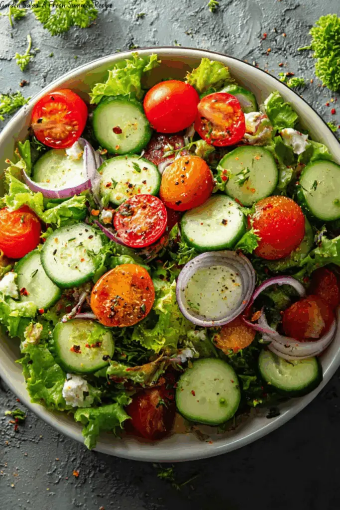 Garden Salad: A Fresh Summer Recipe