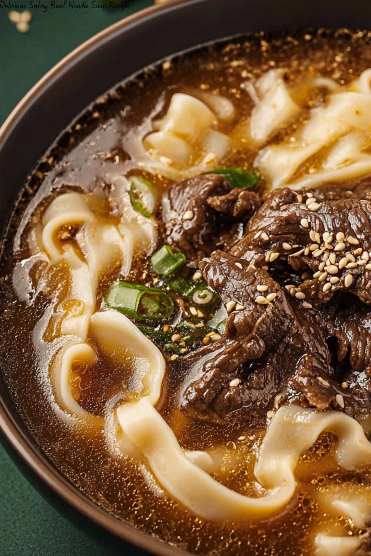 Delicious Satay Beef Noodle Soup Recipe
