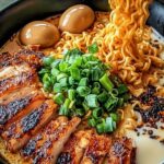 Fiery Chicken Ramen with Creamy Garlic Sauce 5 Fiery Chicken Ramen with Creamy Garlic Sauce