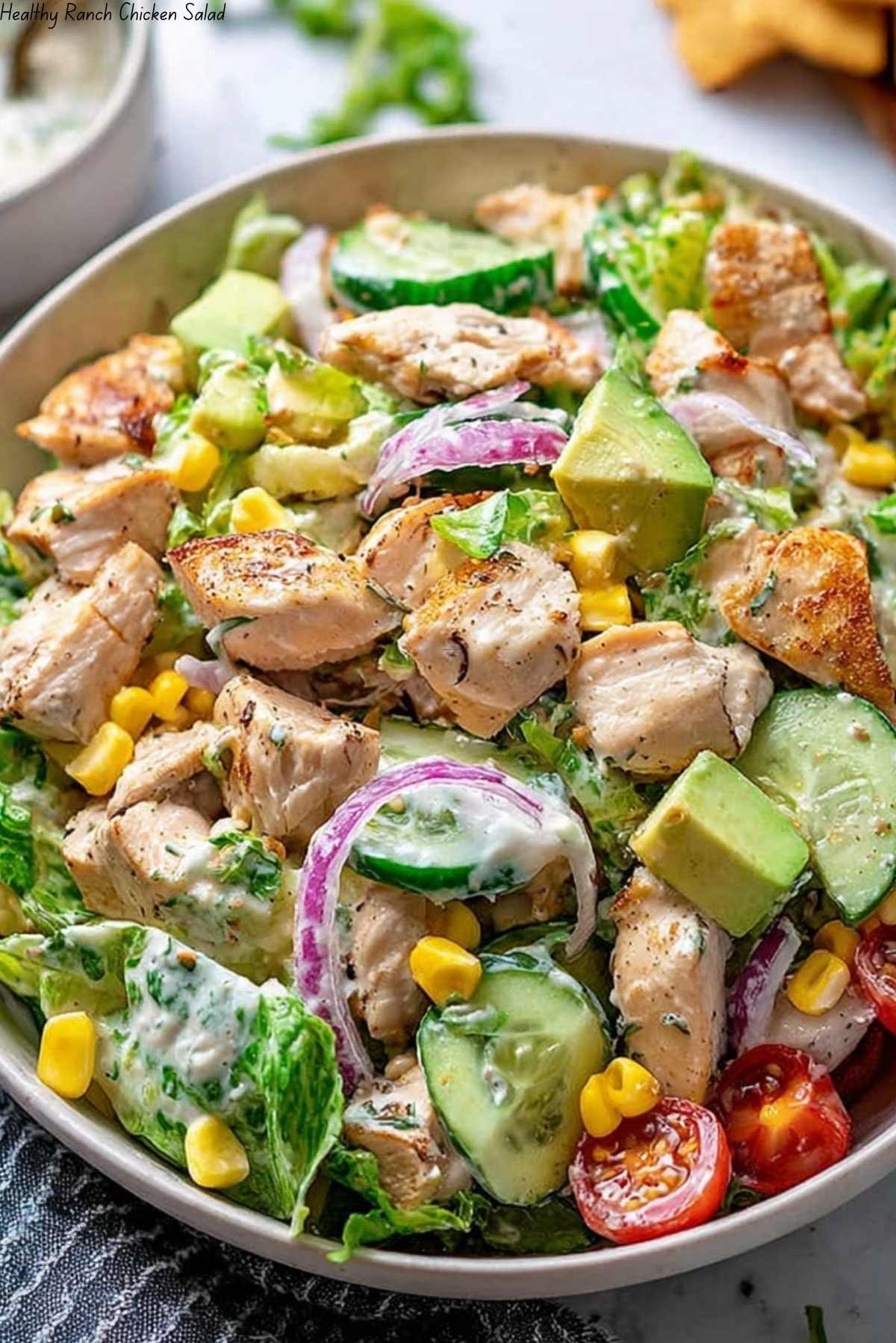 Healthy Ranch Chicken Salad
