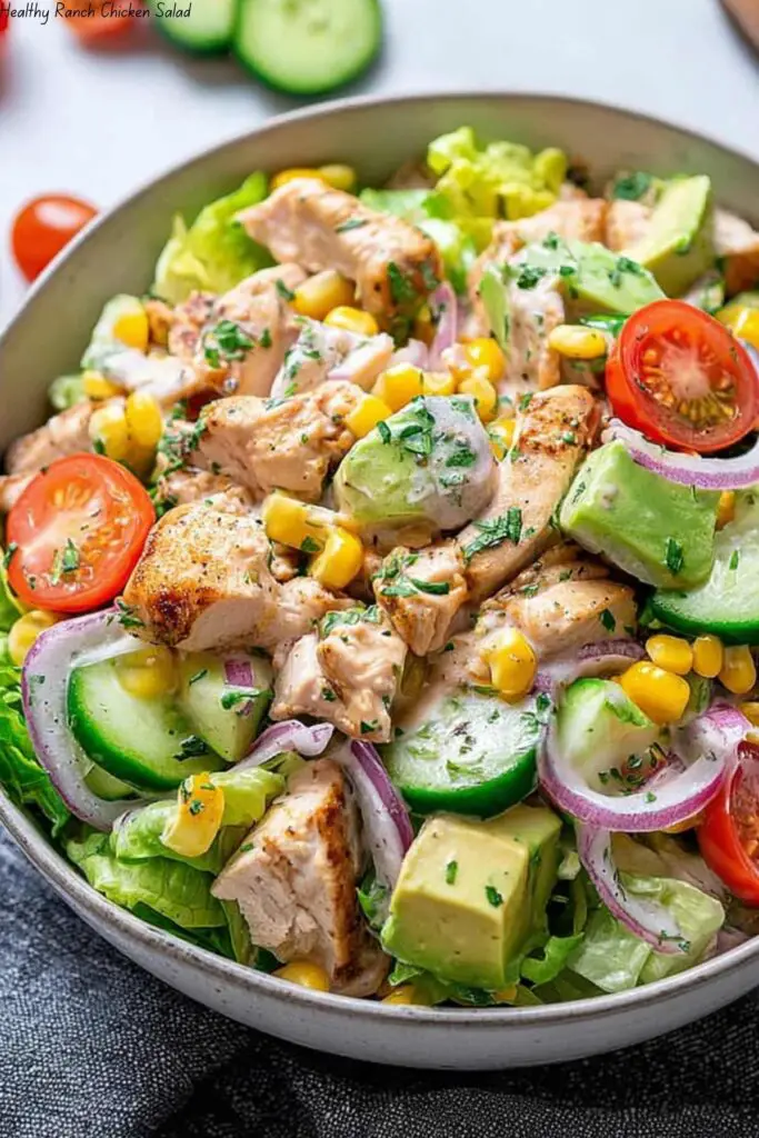 Healthy Ranch Chicken Salad