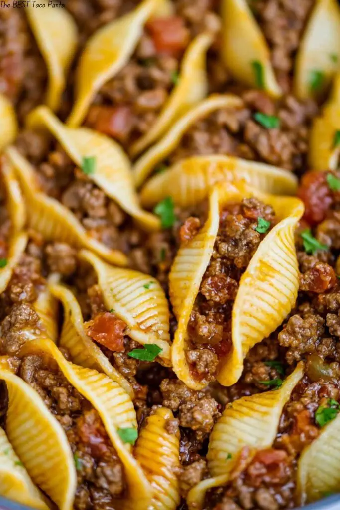 The BEST Taco Pasta