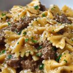 Creamy Parmesan Garlic Beef Bowtie Pasta 5 Creamy Parmesan Garlic Beef Bowtie Pasta