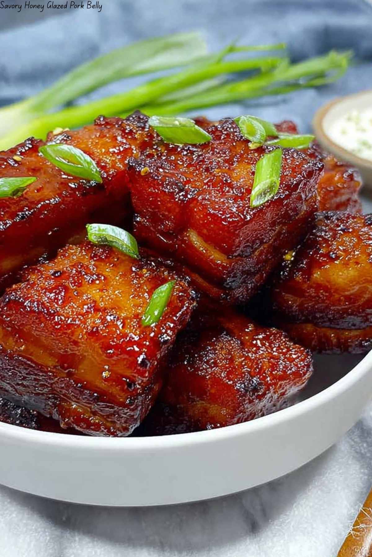 Savory Honey Glazed Pork Belly
