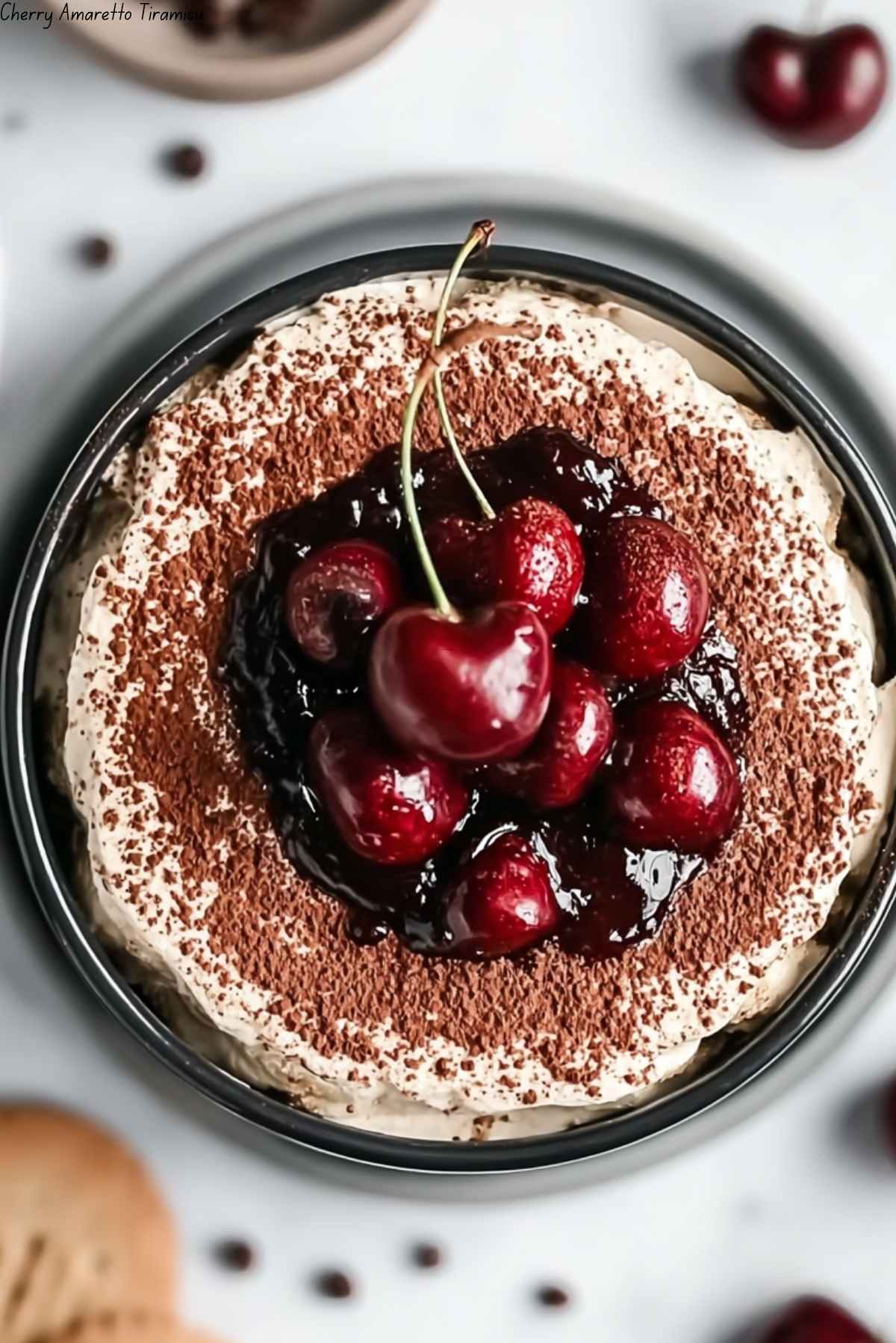 Cherry Amaretto Tiramisu