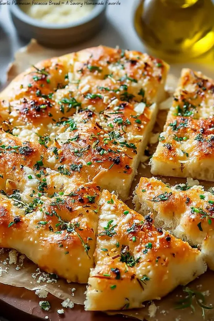 Garlic Parmesan Focaccia Bread – A Savory Homemade Favorite 4 Garlic Parmesan Focaccia Bread – A Savory Homemade Favorite