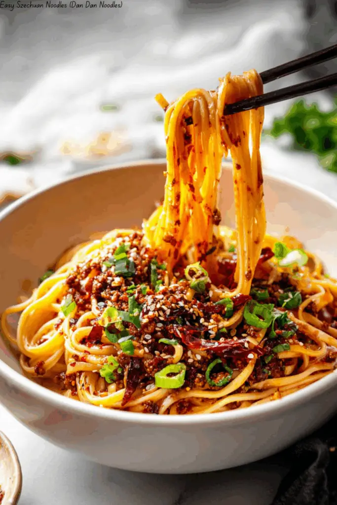 Easy Szechuan Noodles (Dan Dan Noodles) 4 Easy Szechuan Noodles (Dan Dan Noodles)