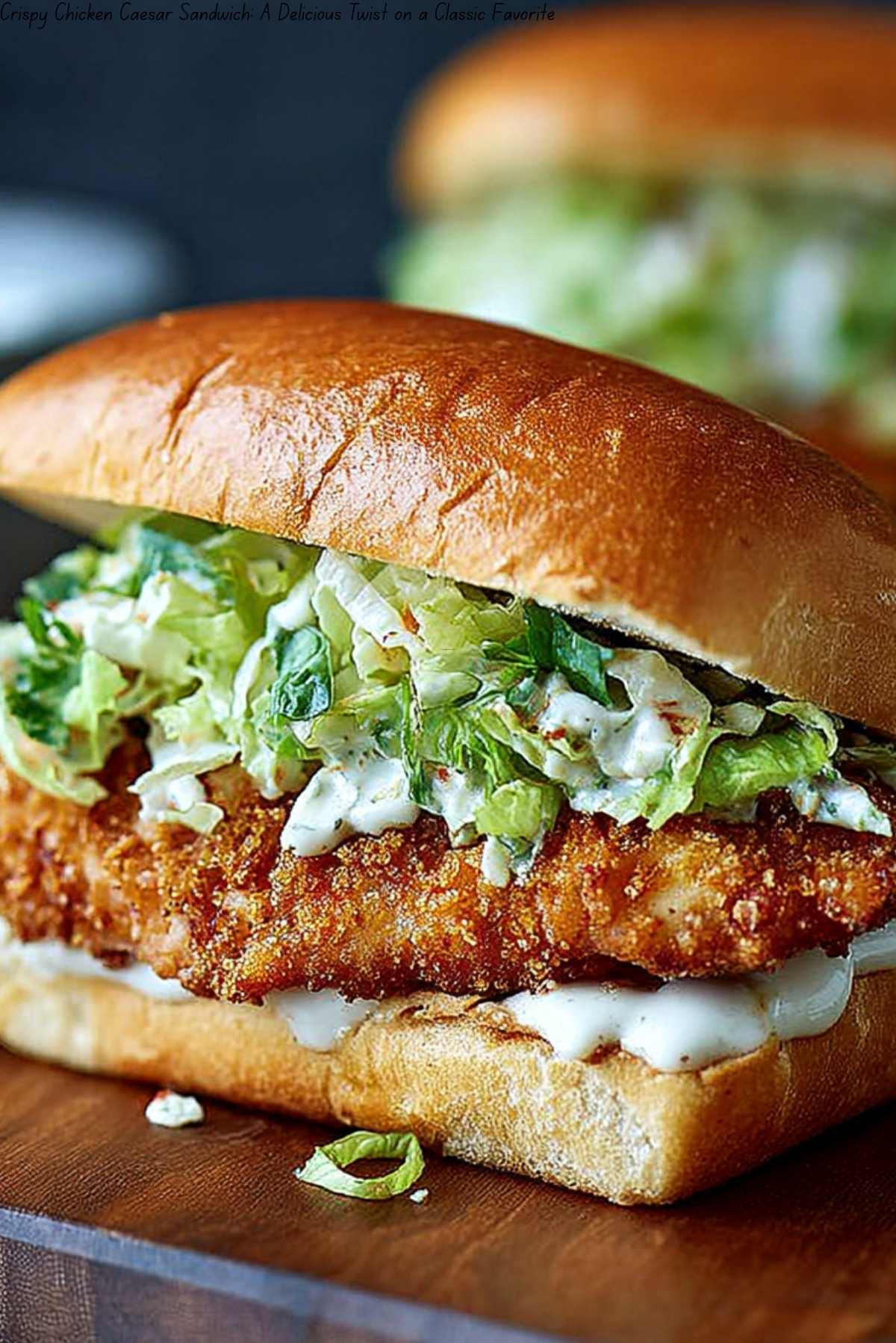 Crispy Chicken Caesar Sandwich: A Delicious Twist on a Classic Favorite