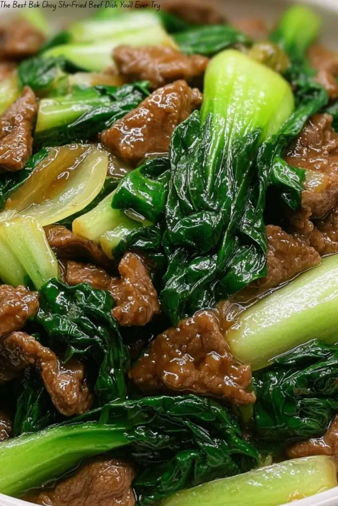 The Best Bok Choy Stir-Fried Beef Dish You’ll Ever Try