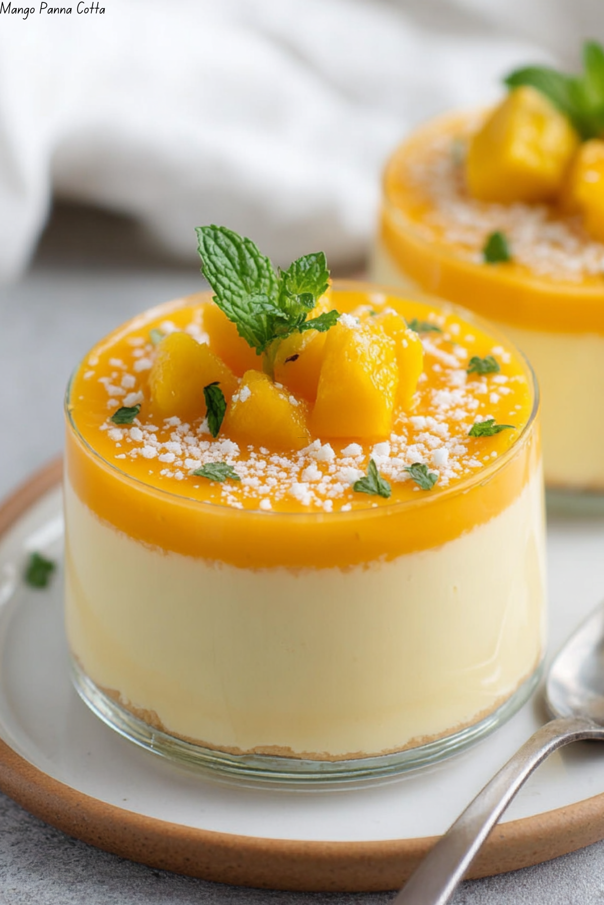 Mango Panna Cotta