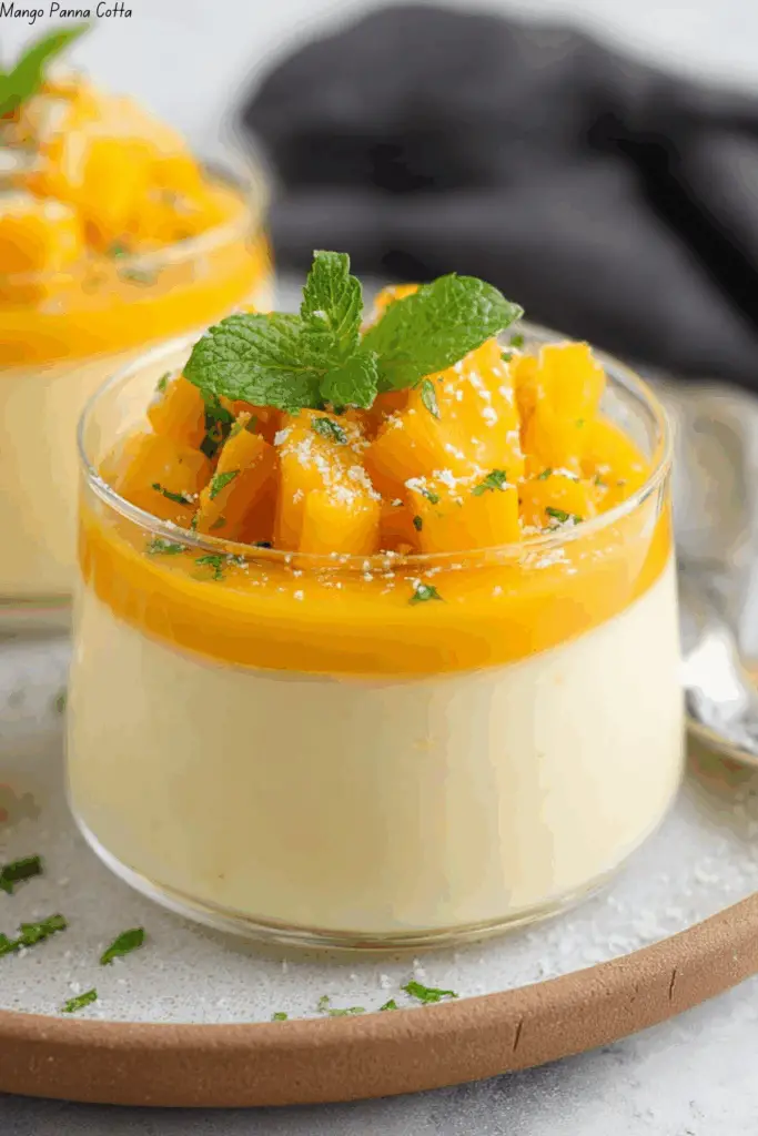 Mango Panna Cotta