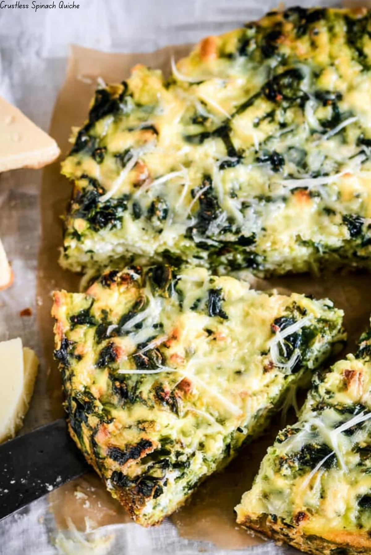 Crustless Spinach Quiche