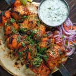 Indian Tandoori Chicken Tikka Kebab Skewers 5 Indian Tandoori Chicken Tikka Kebab Skewers