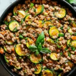 Ground Turkey and Zucchini Skillet 5 Ground Turkey and Zucchini Skillet