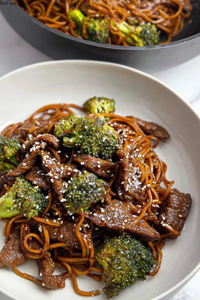 Beef and Broccoli Lomein