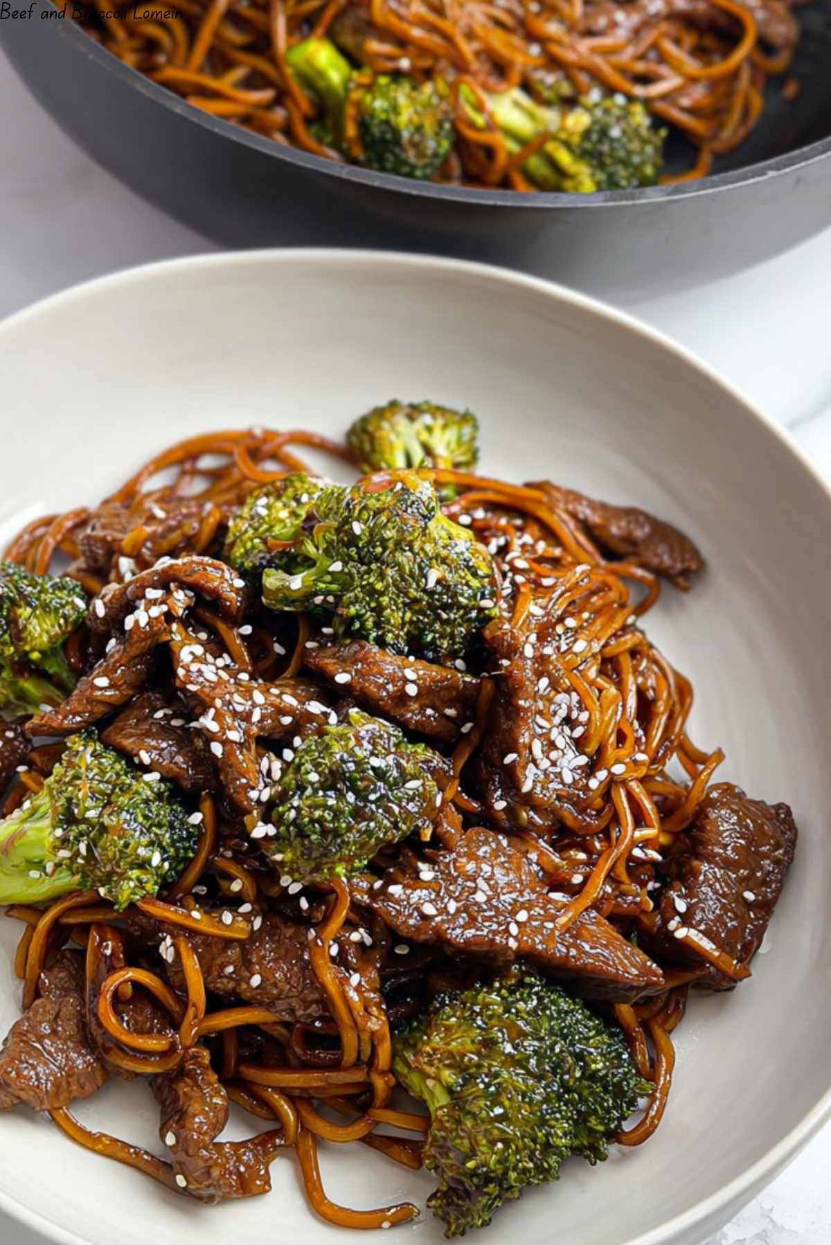 Beef and Broccoli Lomein