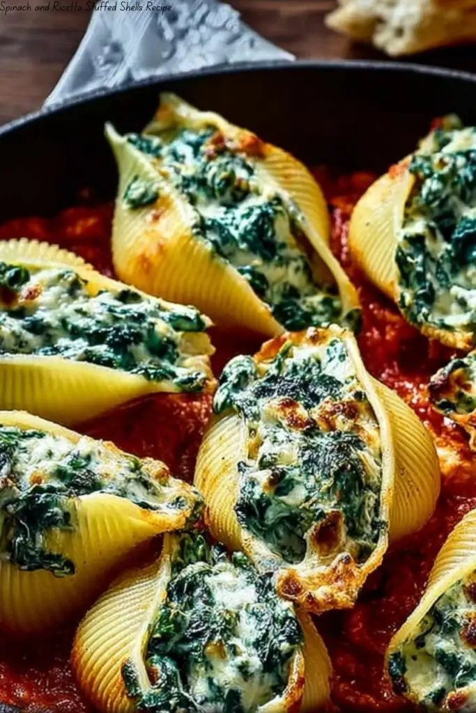 Spinach and Ricotta Stuffed Shells Recipe