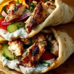 Greek Chicken Gyros 5 Greek Chicken Gyros