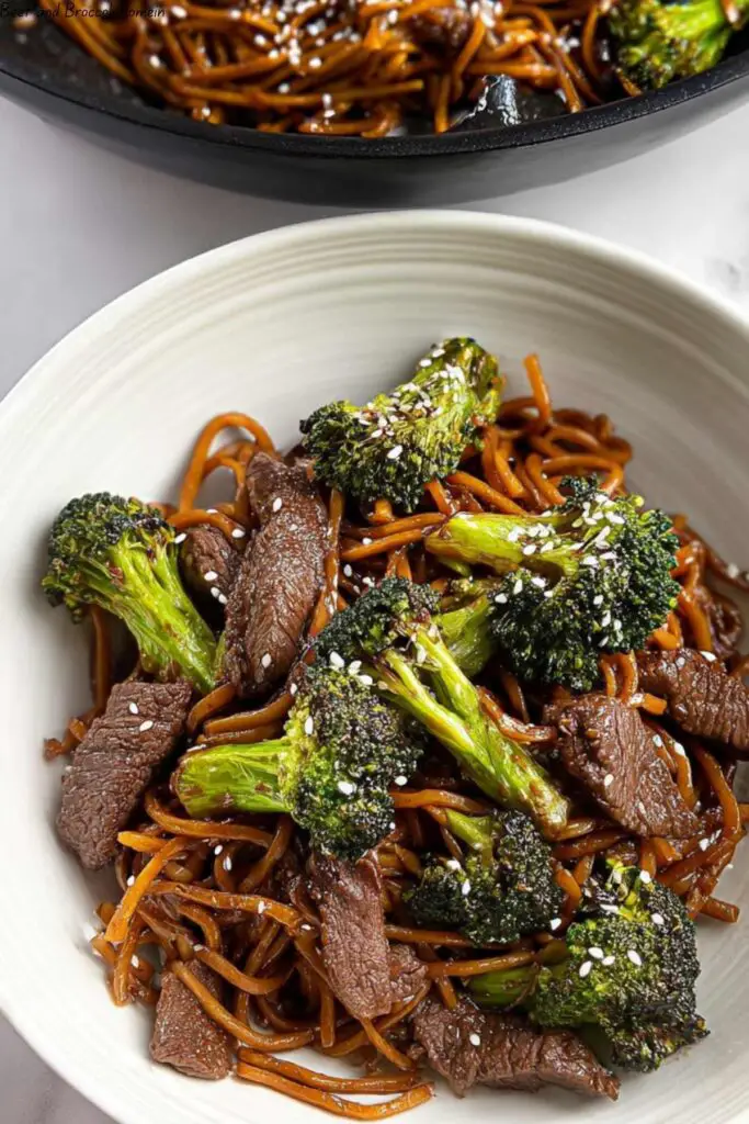 Beef and Broccoli Lomein