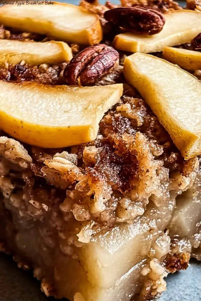 Oatmeal Apple Breakfast Bake 4 Oatmeal Apple Breakfast Bake