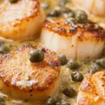 Pan Seared Scallops with Lemon Caper Sauce