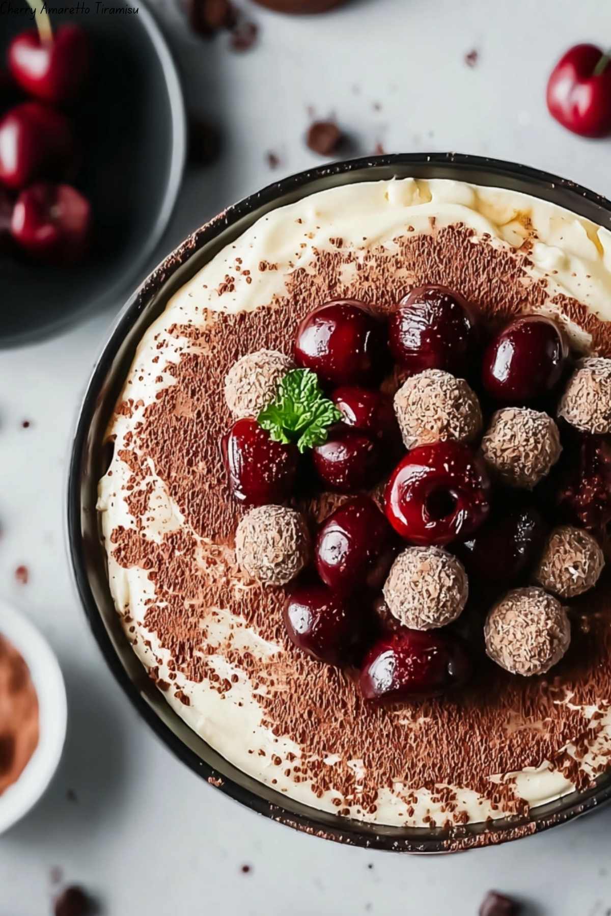 Cherry Amaretto Tiramisu