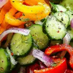 Cucumber Sweet Pepper Salad 5 Cucumber Sweet Pepper Salad