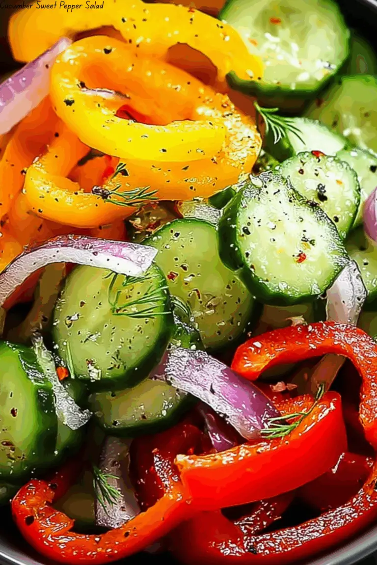 Cucumber Sweet Pepper Salad
