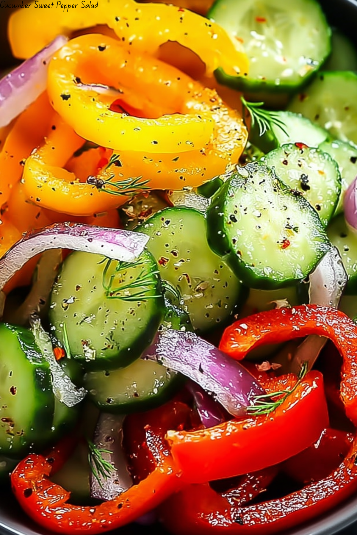 Cucumber Sweet Pepper Salad